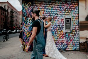 graffiti wedding photos NYC